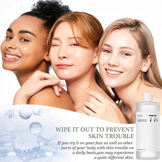 Heartleaf 77% Soothing Toner 250ml – Hydrating & Calming Skin Care