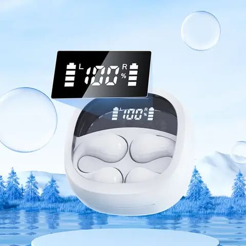 Clip-On Wireless Earbuds – Comfortable Bluetooth Headphones for Sports & Travel