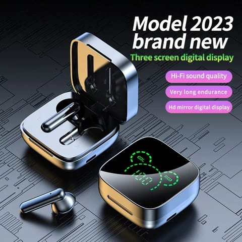 K60 Bluetooth 5.0 TWS Wireless Earbuds – Gaming & Music Earphones with HD Sound