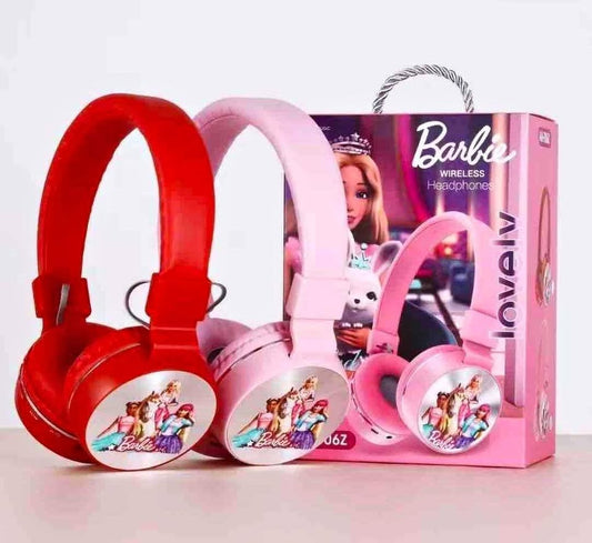 Barbie Wireless Bluetooth Headphones – High Bass Stereo Sound, Comfortable & Stylish Design